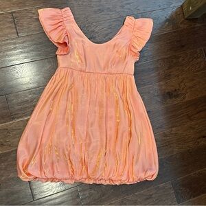 Elegant Coral Formal Dress for Women size L